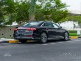 أودي A8 3.0 T 2022 سوداء مستعملة منخفضة الكيلومترات Interior جلدية